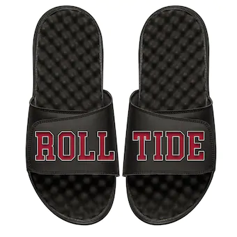 Alabama Crimson Tide ISlide Roll Tide Slide Sandals Black