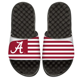 Alabama Crimson Tide ISlide Youth Flag Slide Sandals Black