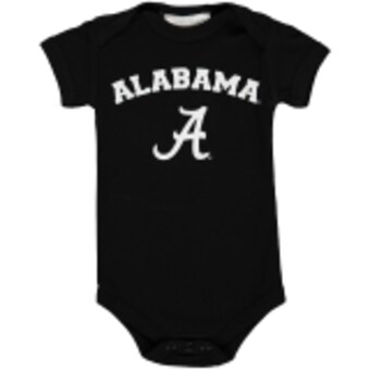 Alabama Crimson Tide Infant Arch & Logo Bodysuit Black