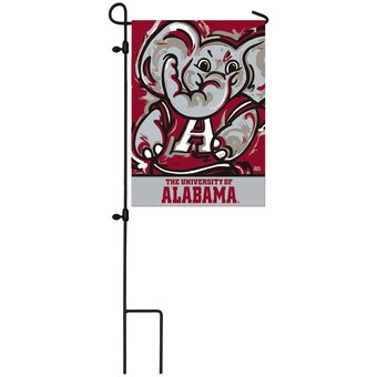 Alabama Crimson Tide Justin Patten Designed Double Sided Garden Flag