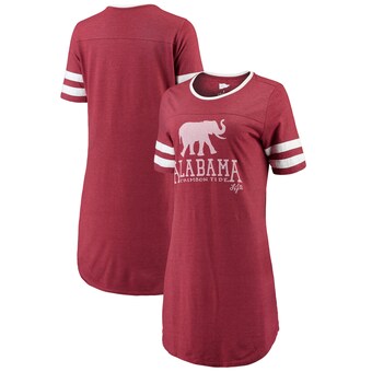 Alabama Crimson Tide Lauren James Womens Team Connery Tri Blend Dress Heathered Crimson