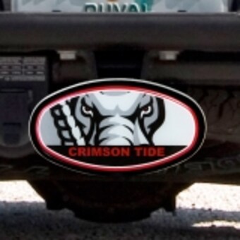 Alabama Crimson Tide Mega Oval Fixed 2 Hitch Receiver Cover