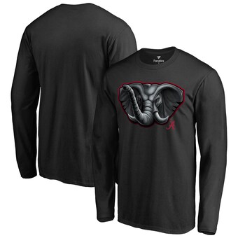 Alabama Crimson Tide Midnight Mascot Long Sleeve T-Shirt Black