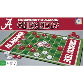 Alabama Crimson Tide NCAA Checkers Set