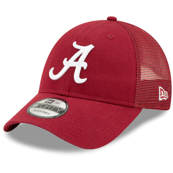 Alabama Crimson Tide New Era Basic Trucker 9FORTY Snapback Hat Crimson