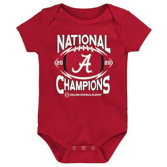 Alabama Crimson Tide Newborn College Football Playoff 2020 National Champions Bodysuit Crimson