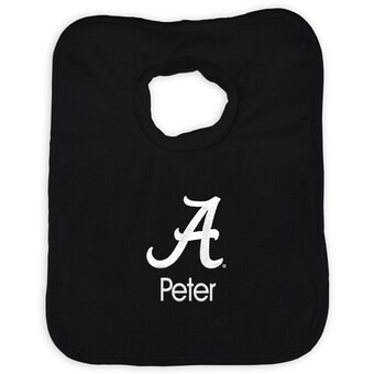 Alabama Crimson Tide Newborn & Infant Personalized Bib Black