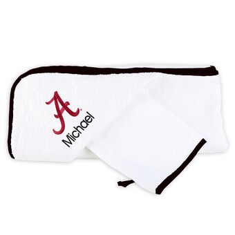 Alabama Crimson Tide Newborn & Infant Personalized Hooded Towel Gift Set