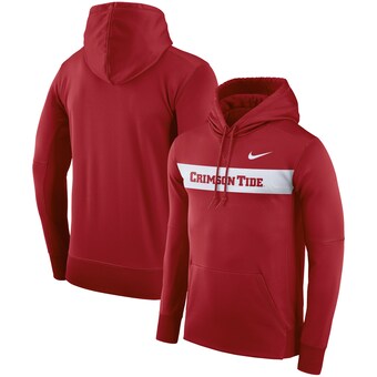 Alabama Crimson Tide Nike 2018 Sideline Performance Hoodie Crimson