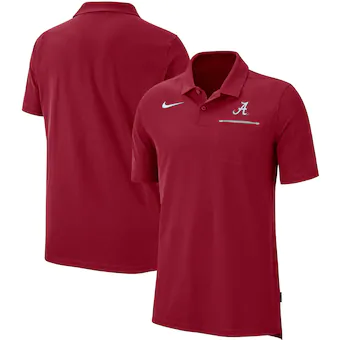 Alabama Crimson Tide Nike 2019 Elite Coaches Sideline Performance Polo Crimson