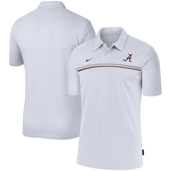 Alabama Crimson Tide Nike 2020 Early Season Coaches Performance Polo White