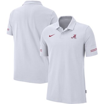 Alabama Crimson Tide Nike 2020 Sideline Coaches Performance Polo White