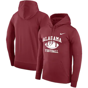 Alabama Crimson Tide Nike Big & Tall Legend Retro Football Performance Pullover Hoodie Crimson