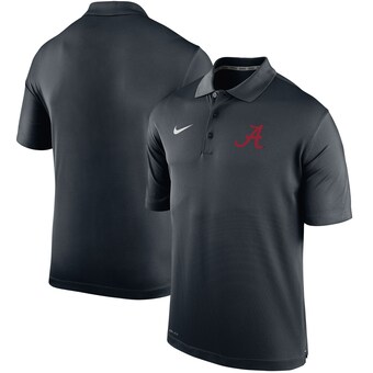 Alabama Crimson Tide Nike Big & Tall Primary Logo Varsity Performance Polo Black