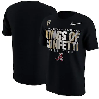 Alabama Crimson Tide Nike College Football Playoff 2017 National Champions Locker Room T-Shirt Black