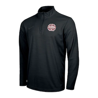 Alabama Crimson Tide Nike College Football Playoff 2020 National Champions Intensity Quarter Zip Pullover Jacket Black
