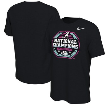 Alabama Crimson Tide T-Shirt - Nike - National Champions 2020 - Football - Black