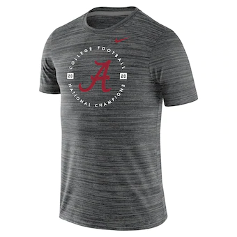 Alabama Crimson Tide T-Shirt - Nike - 2020 College Football National Champions - Football - Grey