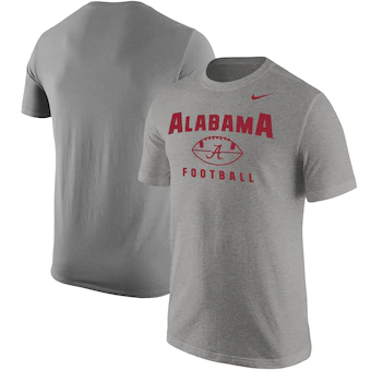 Alabama Crimson Tide T-Shirt - Nike - Football - Football - Grey