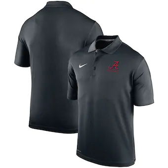 Alabama Crimson Tide Nike Football Varsity Performance Polo Black