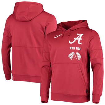 Alabama Crimson Tide Nike Local Performance Pullover Hoodie Crimson