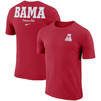 Alabama Crimson Tide T-Shirt - Nike - Bama  - Vintage Logo - Performance - Crimson