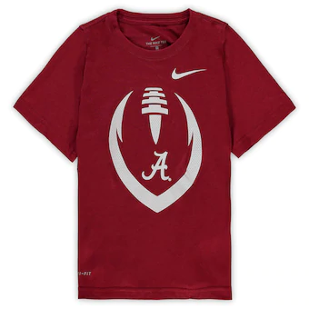 Alabama Crimson Tide T-Shirt - Nike - Youth/Kids - Football - Performance - Crimson