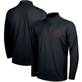 Alabama Crimson Tide Nike Primary Logo Intensity Performance Quarter Zip Jacket Black