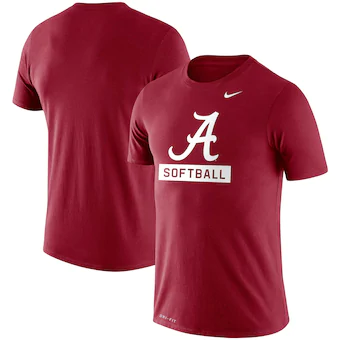 Alabama Crimson Tide Nike Softball Drop Legend Performance T-Shirt Crimson