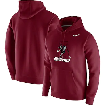 Alabama Crimson Tide Nike Vintage School Logo Pullover Hoodie Crimson