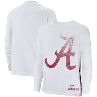 Alabama Crimson Tide T-Shirt - Nike - Ladies - Performance - Long Sleeve - White
