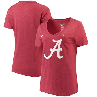 Alabama Crimson Tide T-Shirt - Nike - Ladies - V-Neck - Crimson