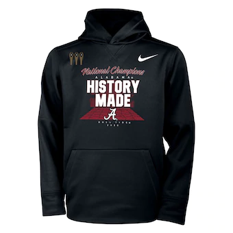 Alabama Crimson Tide Nike Youth College Football Playoff 2020 National Champions Locker Room Pullover Hoodie Black