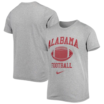 Alabama Crimson Tide T-Shirt - Nike - Youth/Kids - Football - Football - Grey