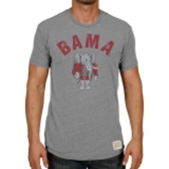 Alabama Crimson Tide T-Shirt - Original Retro Brand - Bama - Grey