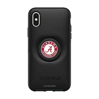 Alabama Crimson Tide OtterBox Otter Pop Symmetry Series iPhone Case with Integrated PopSockets PopGrip