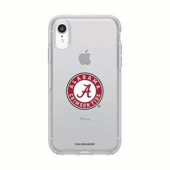 Alabama Crimson Tide OtterBox iPhone XR Symmetry Case Clear