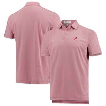 Alabama Crimson Tide Peter Millar Jubilee Stripe Polo Crimson