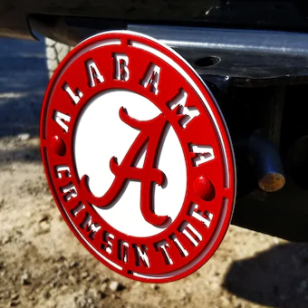 Alabama Crimson Tide Premium Steel Hitch Cover