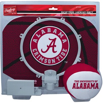 Alabama Crimson Tide Rawlings Softee Hoop & Ball Set Crimson