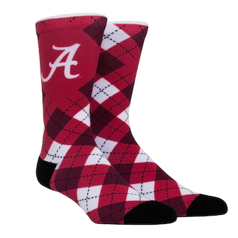 Alabama Crimson Tide Rock Em Socks HyperOptic Argyle Dress Socks