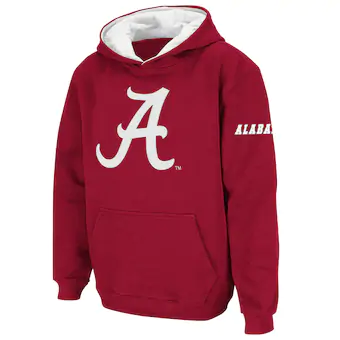 Alabama Crimson Tide Stadium Athletic Youth Big Logo Pullover Hoodie Crimson