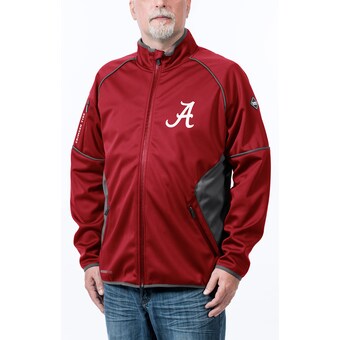 Alabama Crimson Tide Stadium Softshell Full Zip Jacket Crimson