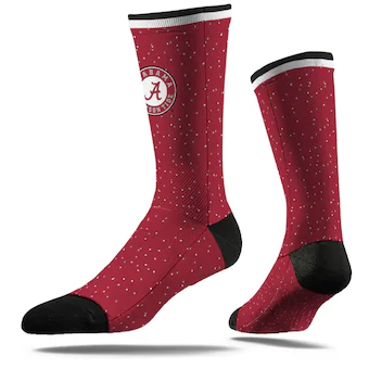 Alabama Crimson Tide Strideline Speckle Business Socks Crimson