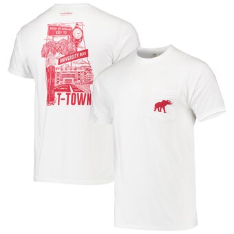 Alabama Crimson Tide T Town Local Comfort Colors T-Shirt White