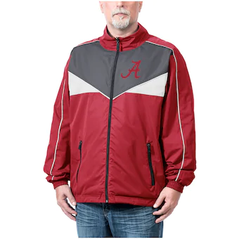 Alabama Crimson Tide Terrain Reversible Windshell Full Zip Jacket Crimson