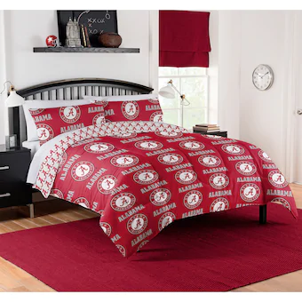 Alabama Crimson Tide The Northwest Company 5 Piece Full Bed in a Bag Set