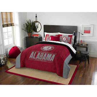 Alabama Crimson Tide The Northwest Company Modern Take Full Queen Comforter Set