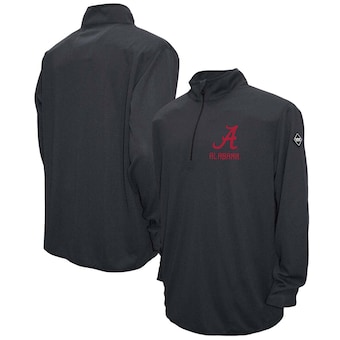 Alabama Crimson Tide Thermatec Half Zip Pullover Jacket Charcoal