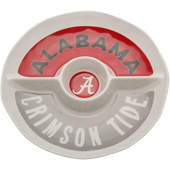 Alabama Crimson Tide Three Section Round Platter